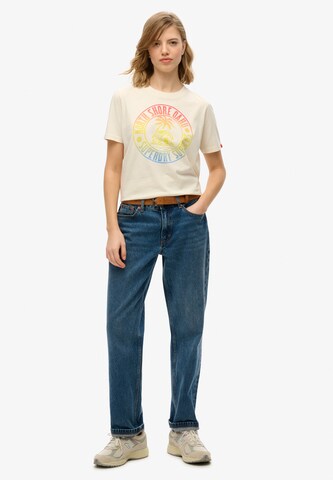 Superdry Shirt 'Lo-Fi' in Beige