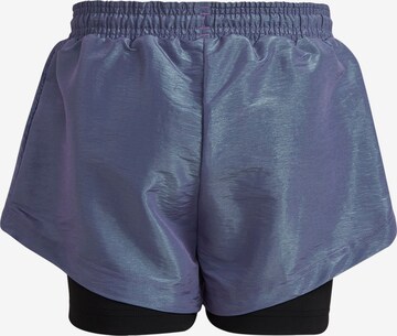 ADIDAS SPORTSWEAR Regular Workout Pants 'Dance Loose Fit Two-In-One' in Purple