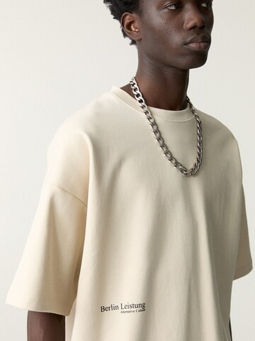 Pull&Bear Shirt in Beige