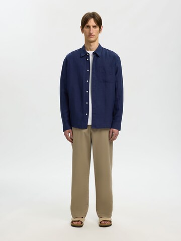 SELECTED Comfort Fit Hemd in Blau