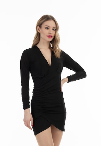 faina Cocktailklänning i svart: framsida
