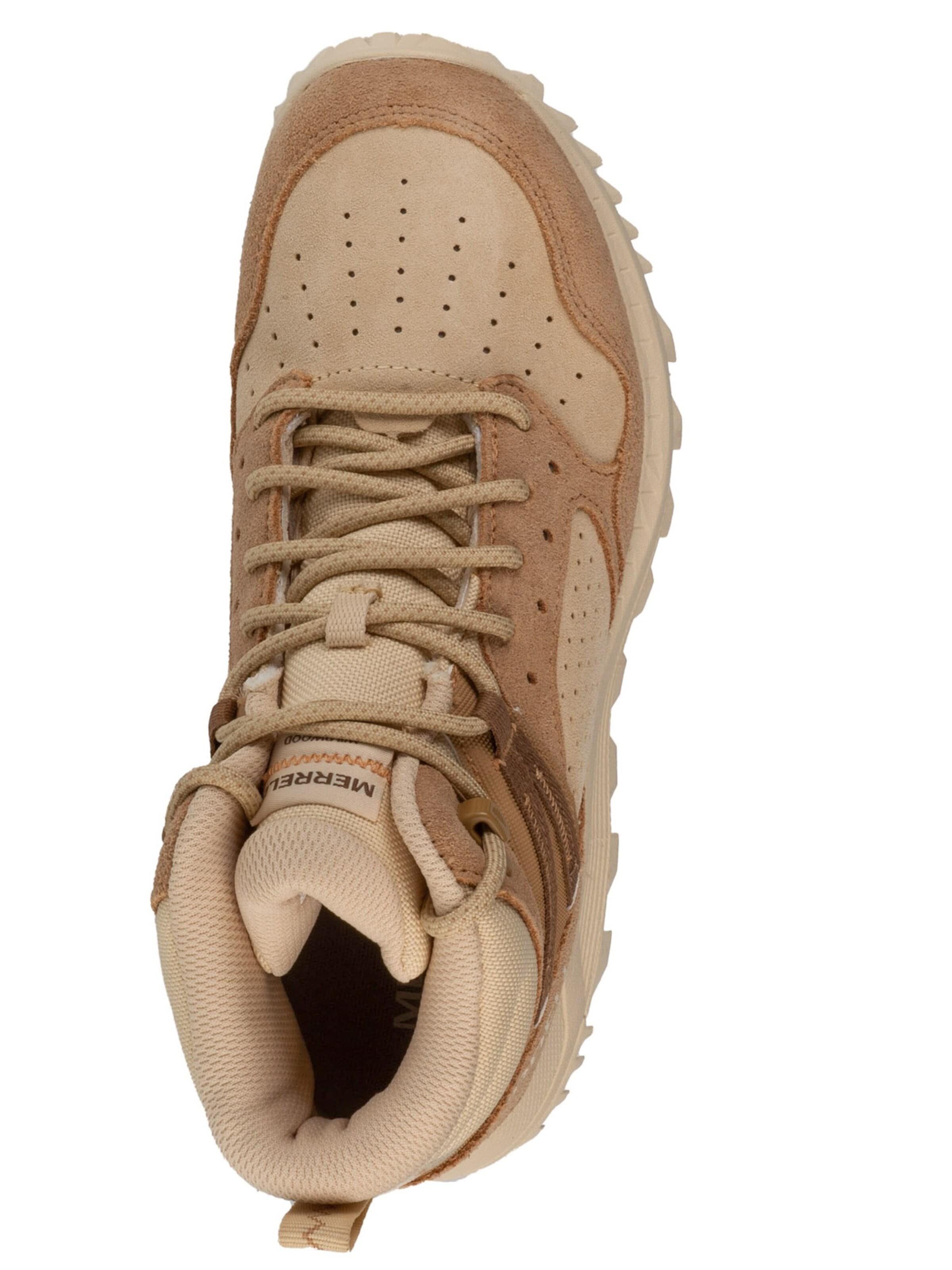 MERRELL Boots 'Merrell Wildwood Mid Leather WP' in Beige