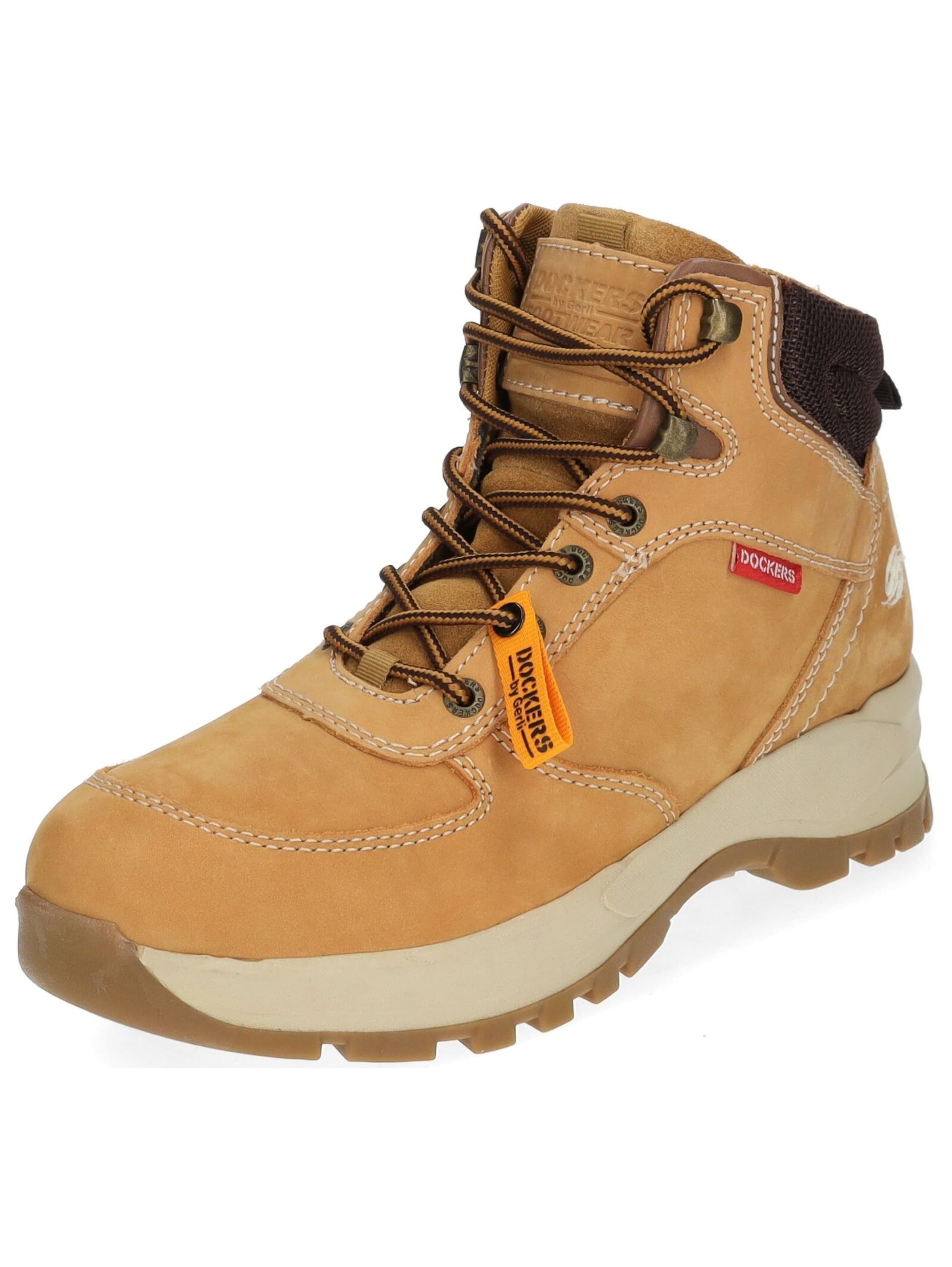 Dockers by Gerli Schnürstiefel in Braun: Vorderseite