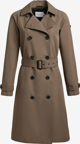 Manteau mi-saison 'Rula2' khujo en marron : devant