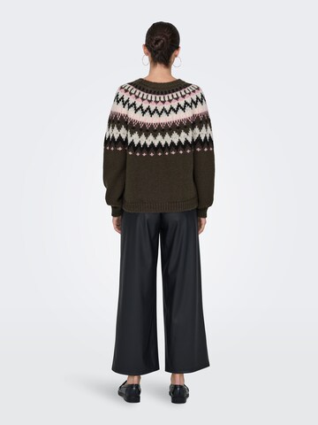 JDY - Pullover 'JDYKinsley' em castanho