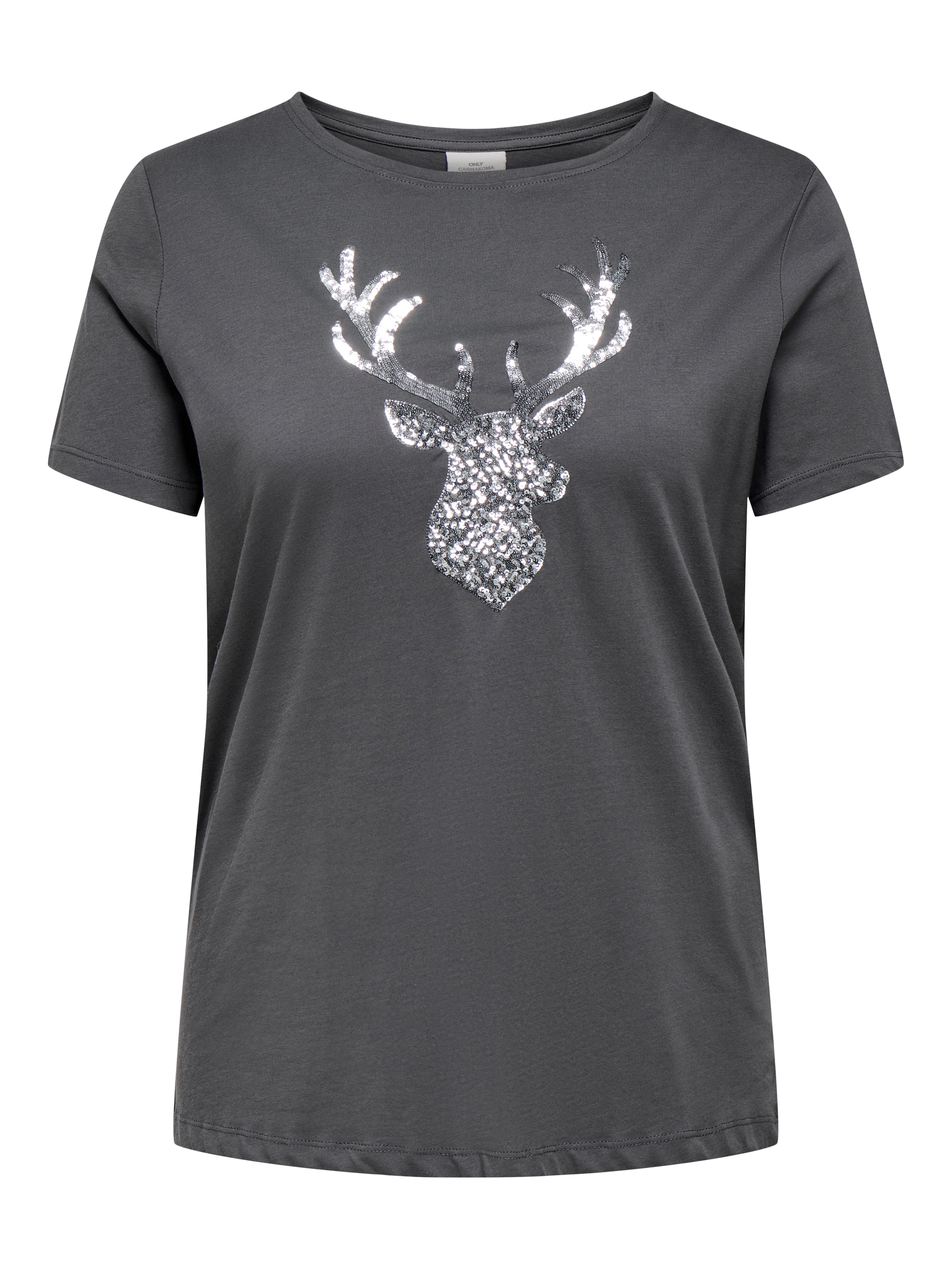 ONLY Carmakoma Shirt in Grey: front