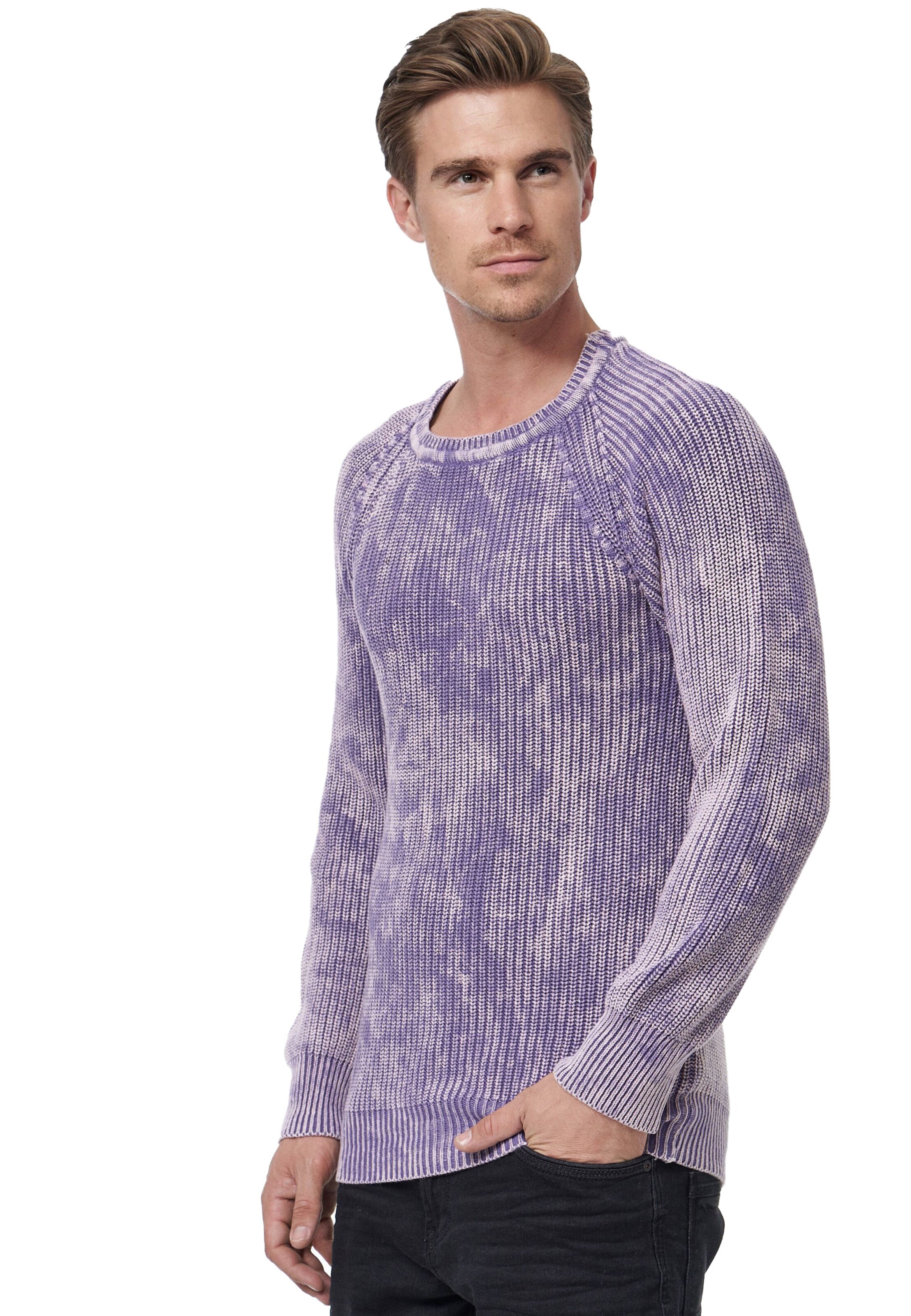 Rusty Neal Pullover in Lila: Vorderseite