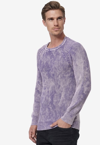 Rusty Neal Sweater in Purple: front