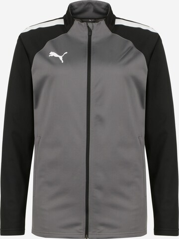 PUMA Athletic Jacket 'Team Liga' in Grey: front