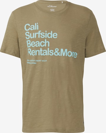 s.Oliver Shirt in Green: front