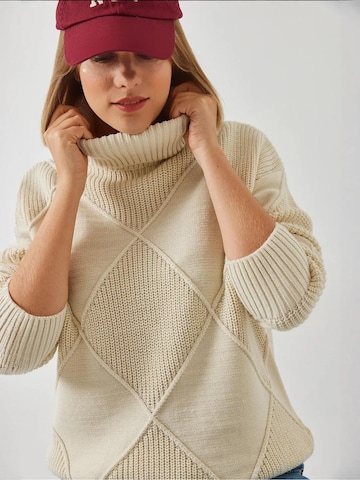 Pullover di Bianco Lucci in beige