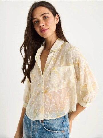 Bianco Lucci - Blusa em amarelo: frente
