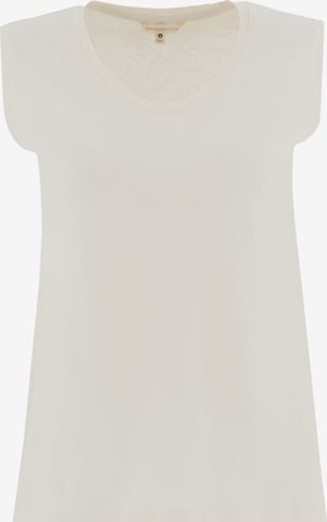 Organication Top in Weiß: Vorderseite