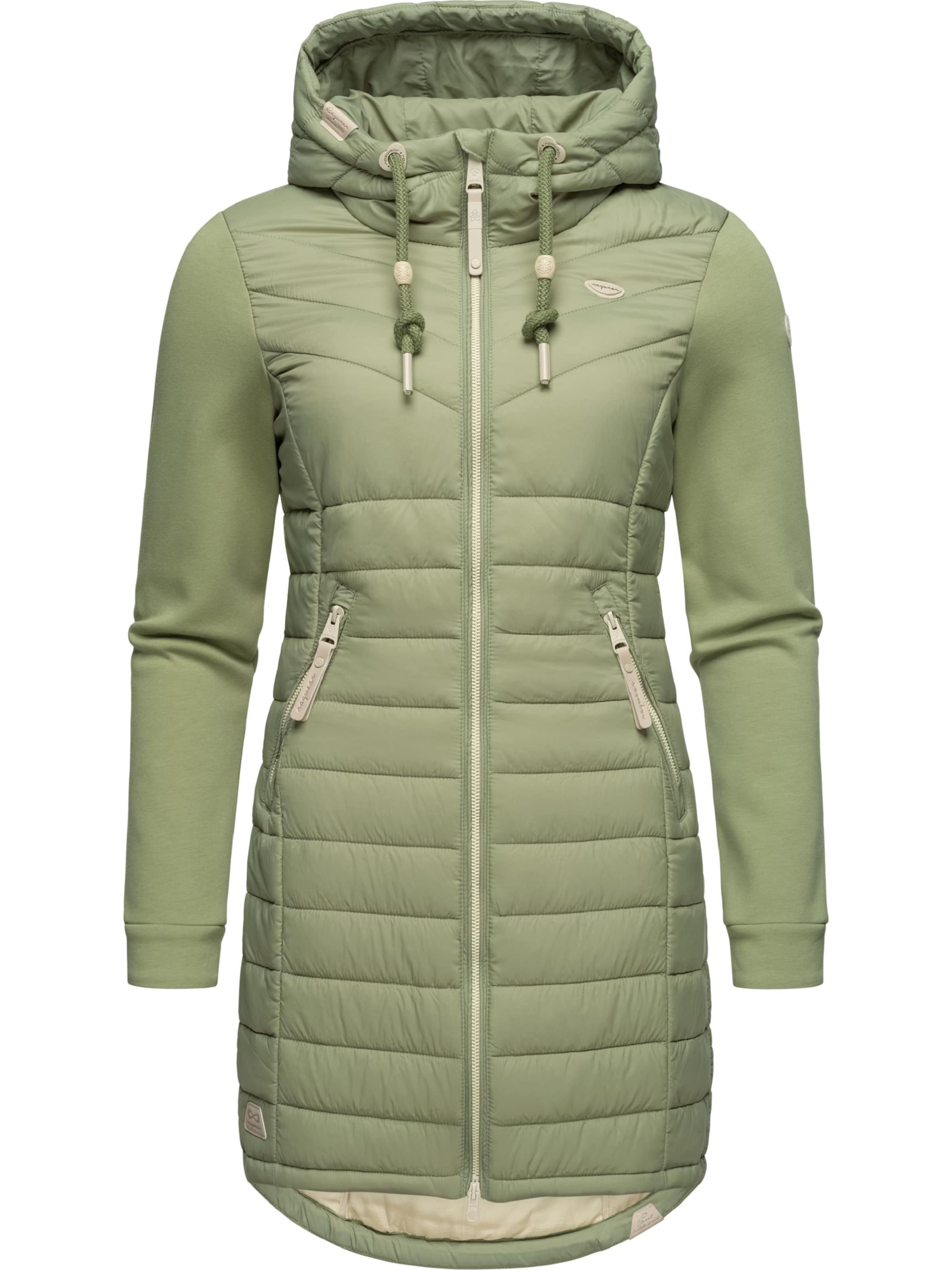 Ragwear Prechodný kabát - Zelená: predná strana