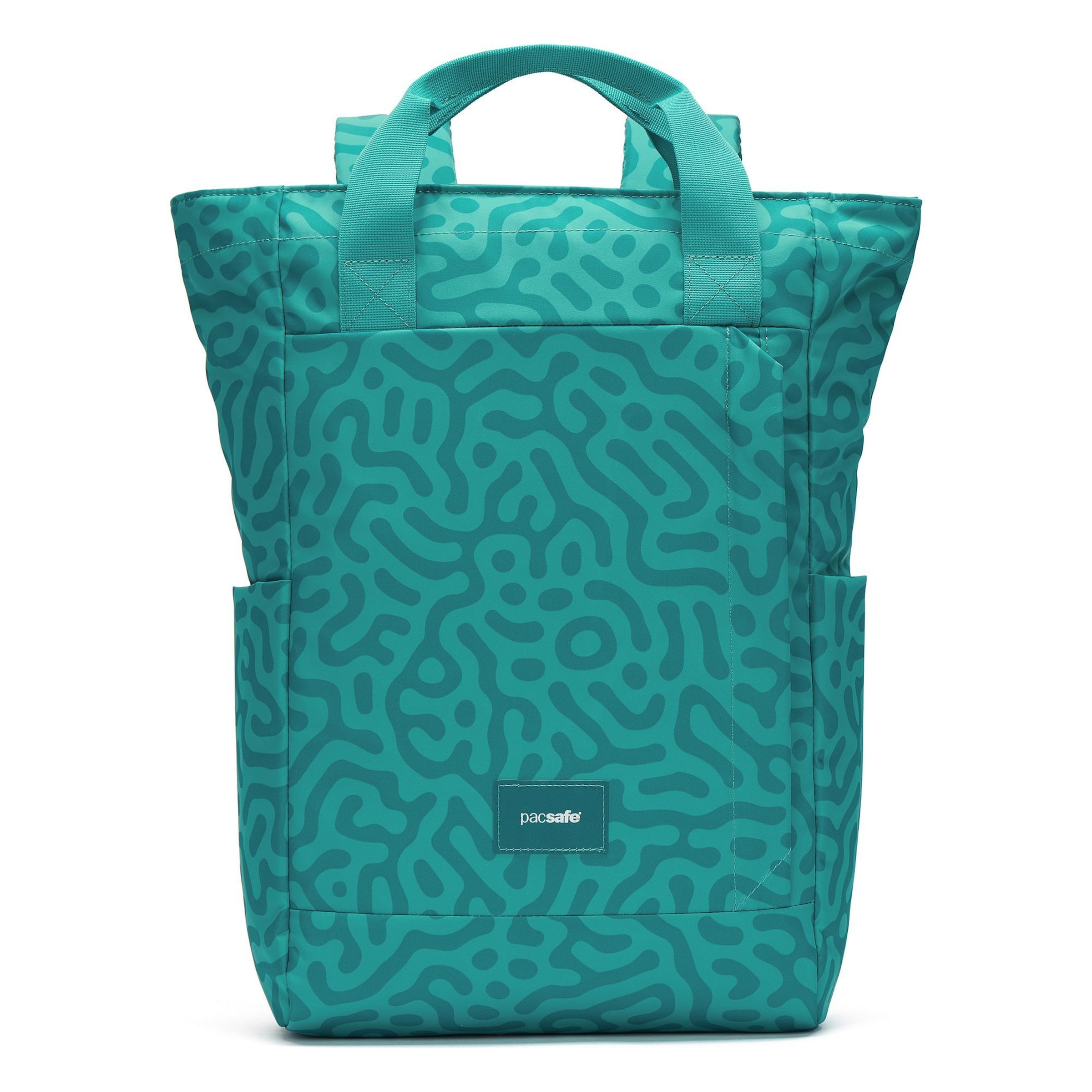 Pacsafe Rugzak in Blauw: voorkant