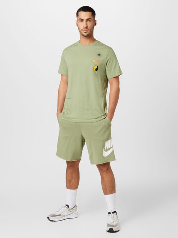 Nike Sportswear - Loosefit Calças em verde