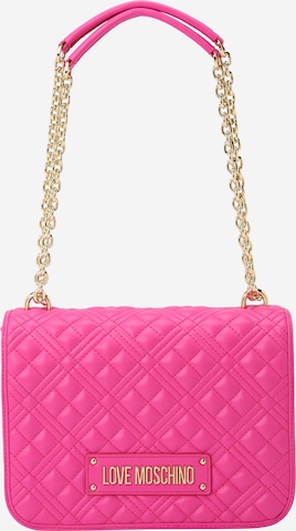 Love Moschino Schultertasche in Pink: predná strana