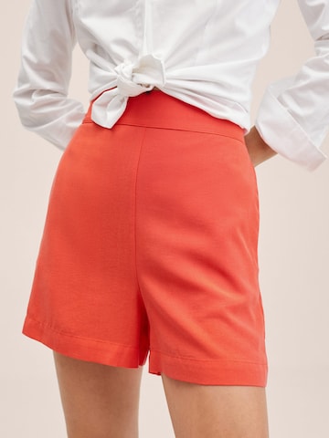 MANGO Normální Kalhoty 'LIM' – oranžová: přední strana