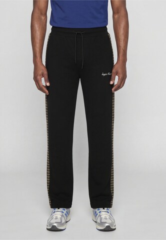 Regular Pantalon de sport Sergio Tacchini en noir : devant