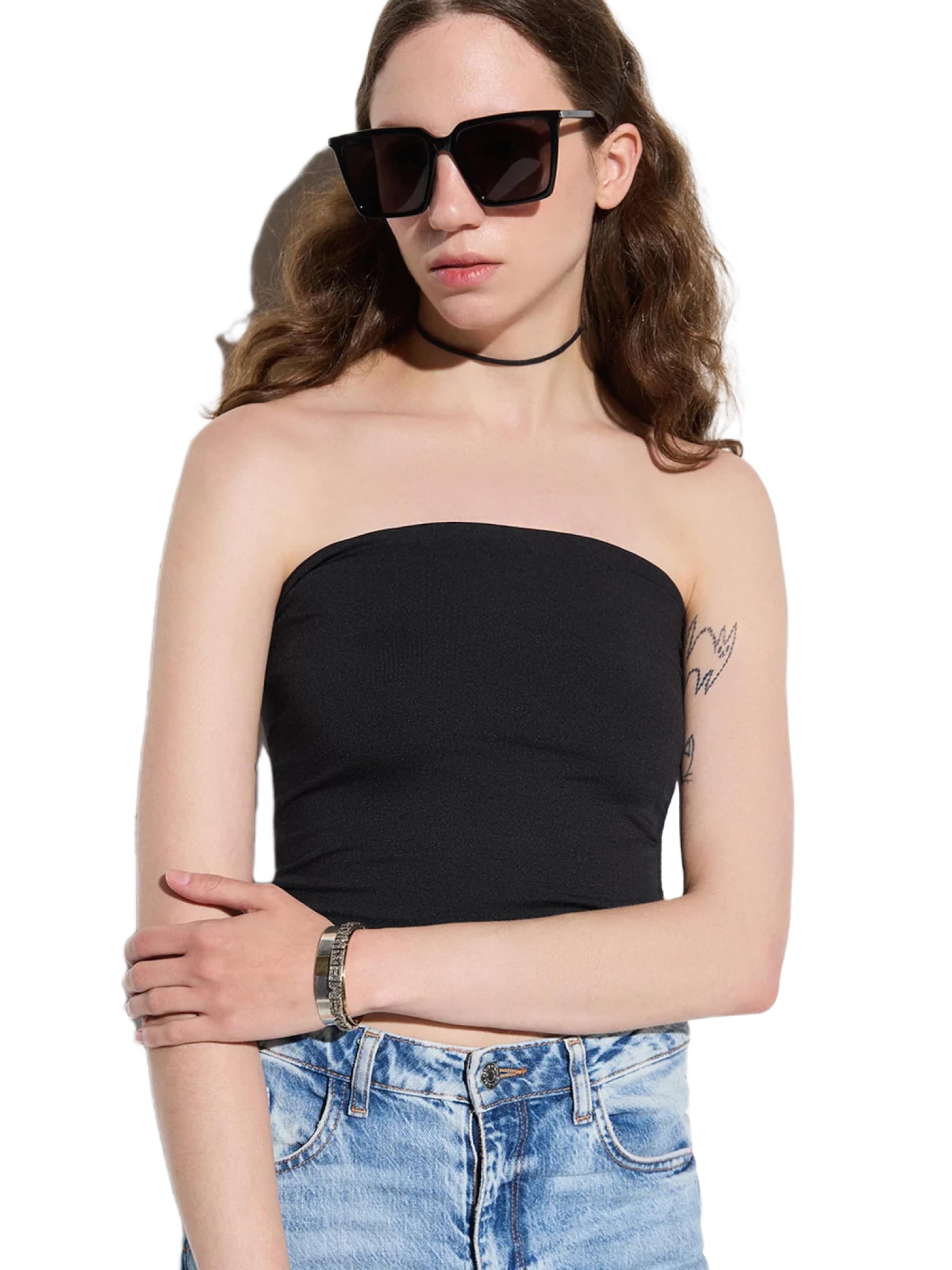 No Matter What Top 'Ernte' in Schwarz