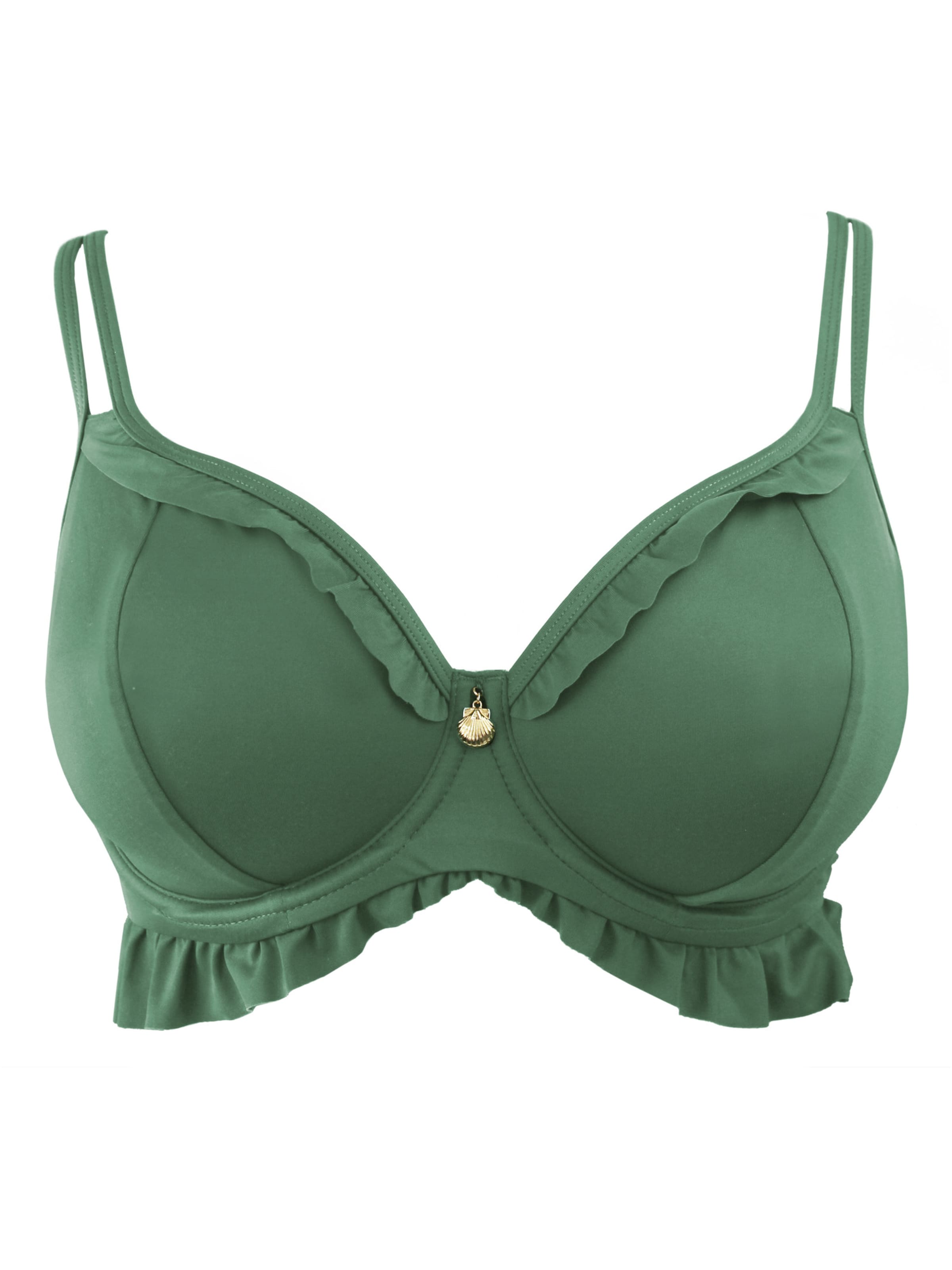 SugarShape Minimizer Bikinitop 'Valencia' in Grün: Vorderseite