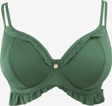 SugarShape Minimiser Bikini top 'Valencia' in Green: front