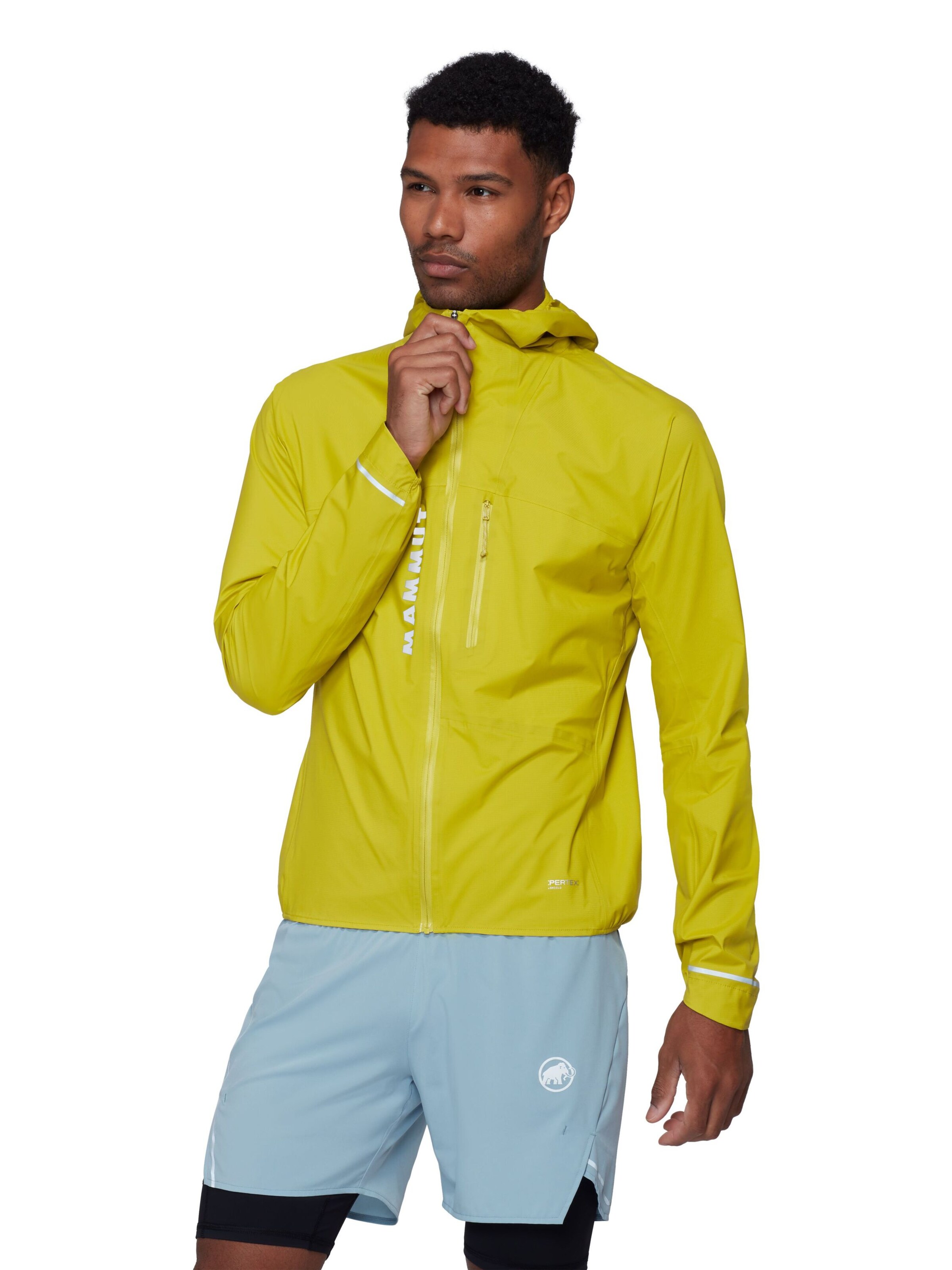 MAMMUT Outdoor jacket 'AENERGY' in Yellow: front