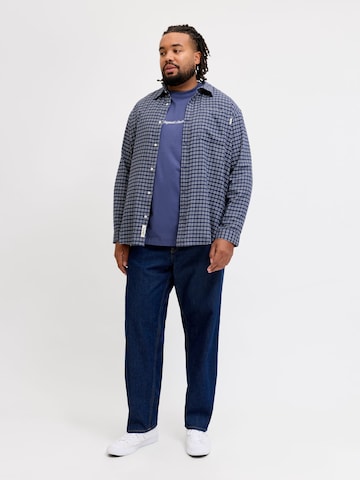 Coupe regular Chemise Jack & Jones Plus en bleu
