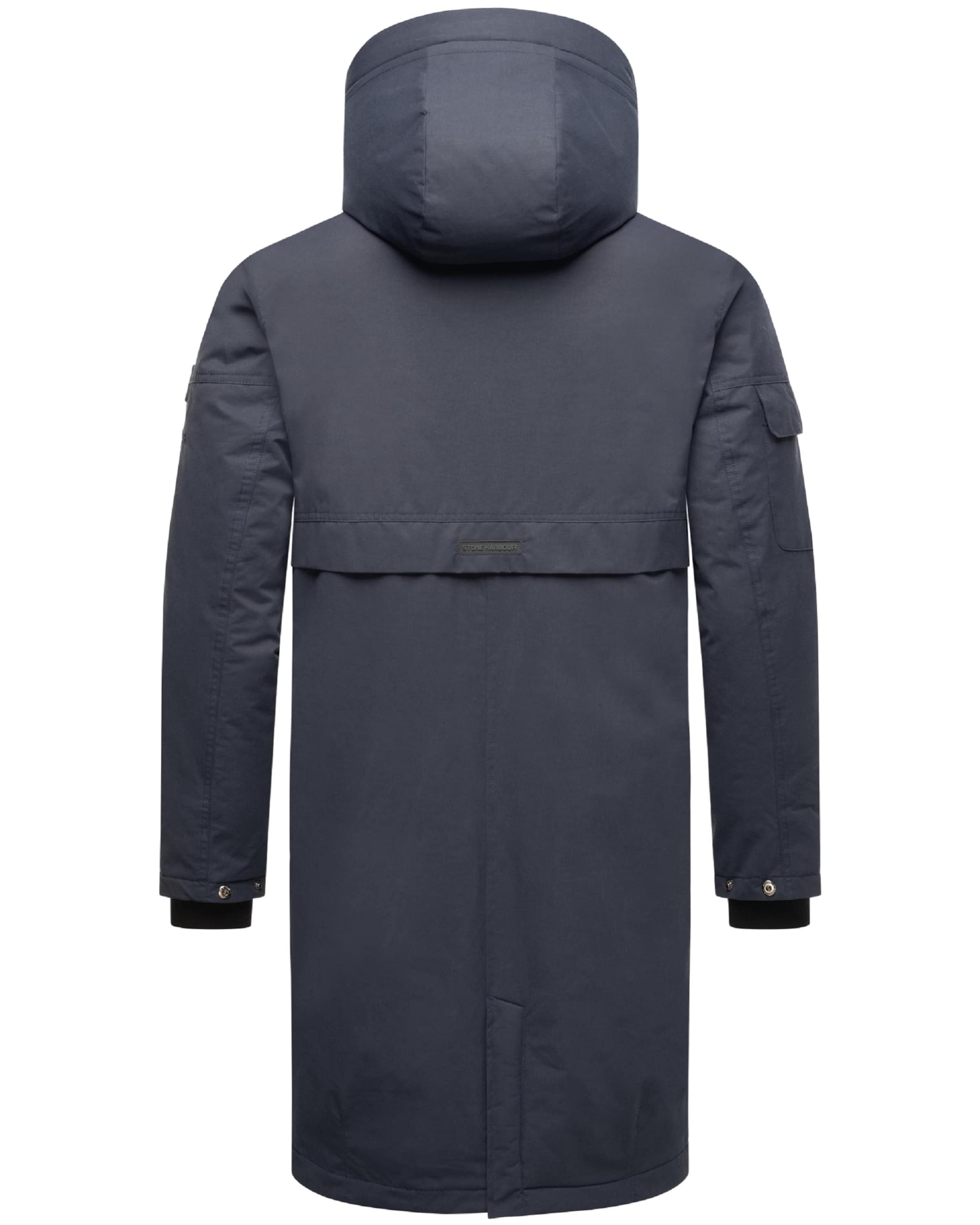STONE HARBOUR Χειμερινό παλτό 'Cyriaan XX' σε μπλε