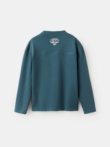 Tricou 'BRAWKING' de la MANGO KIDS pe albastru