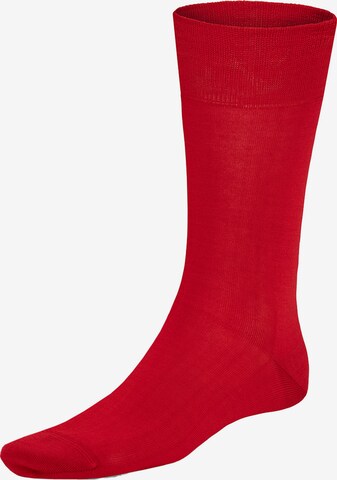 Chaussettes 'Clark' KUNERT en rouge : devant