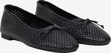 Desa Ballet Flats 'Ballerinas' in Black: front