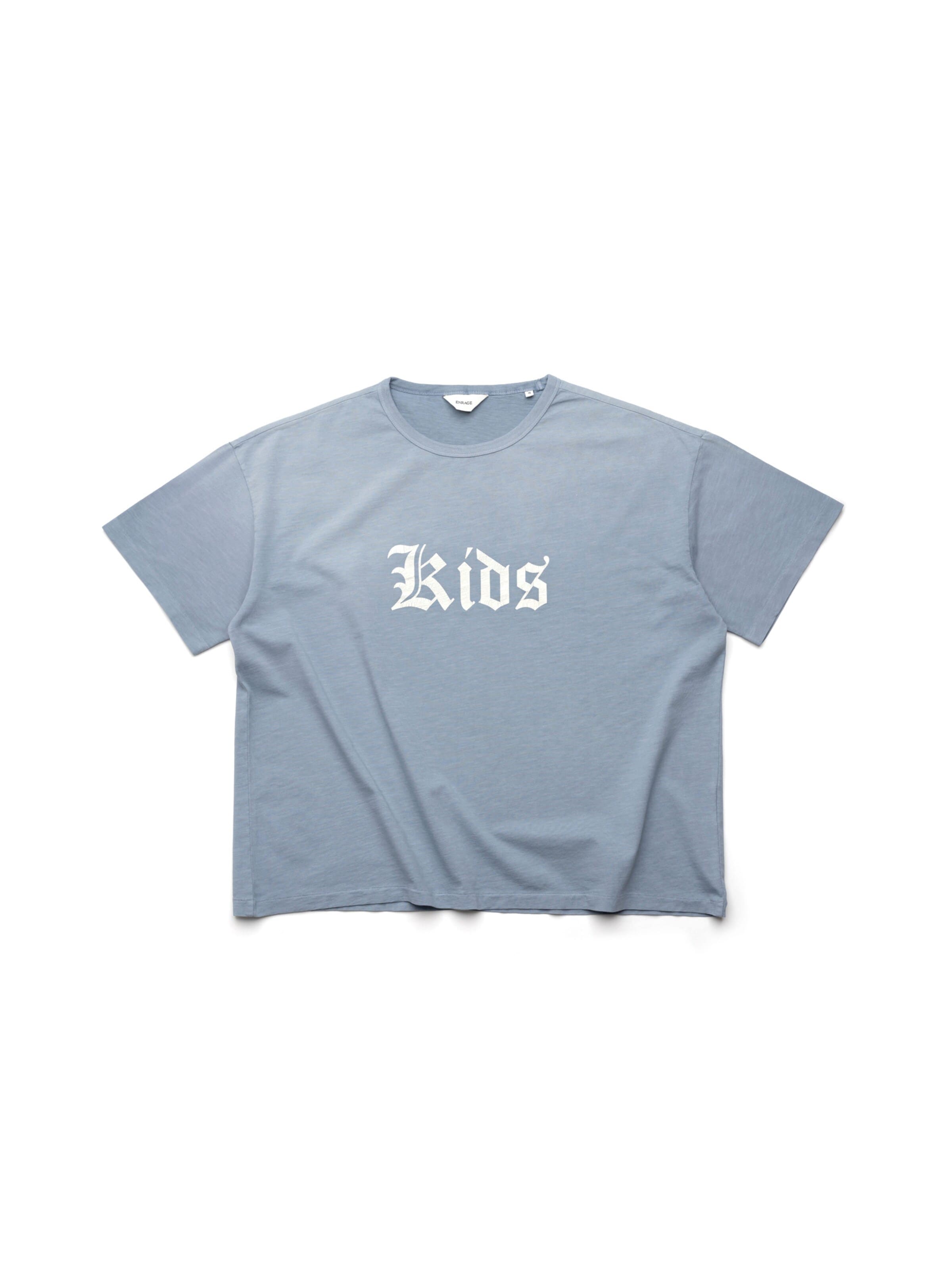 ENRAGE - Camiseta 'SINGLE STITCH TEE' en azul: frente