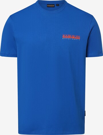 NAPAPIJRI Shirt 'S-Gras' in Blue: front