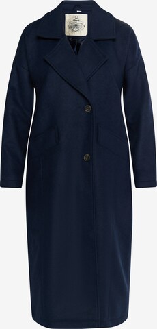 DreiMaster Vintage Ανοιξιάτικο και φθινοπωρινό παλτό σε μπλε: μπροστά