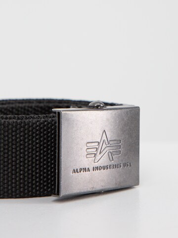 ALPHA INDUSTRIES Bälte i svart