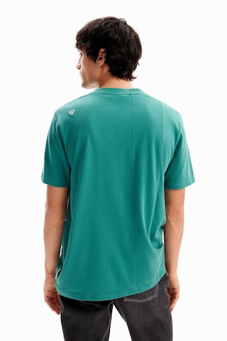 Desigual - Camiseta en verde
