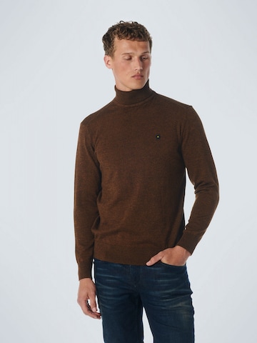 No Excess Sweater in Brown: front