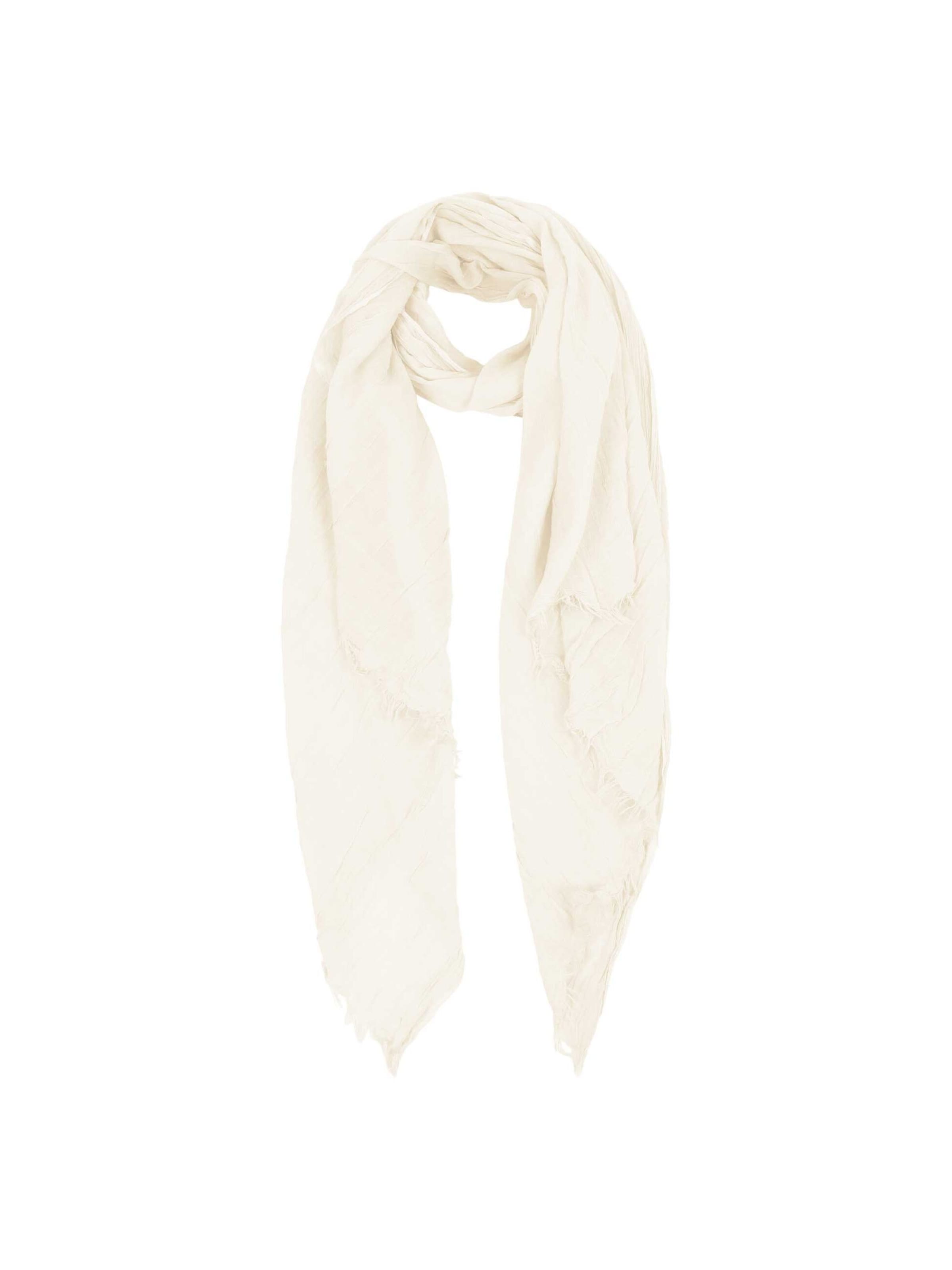 SAMAYA Scarf 'Alba' in Beige: front