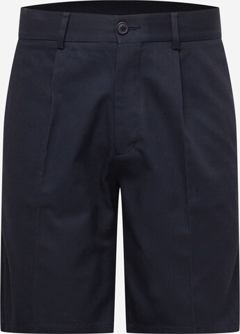 Regular Pantalon à pince BURTON MENSWEAR LONDON en bleu : devant