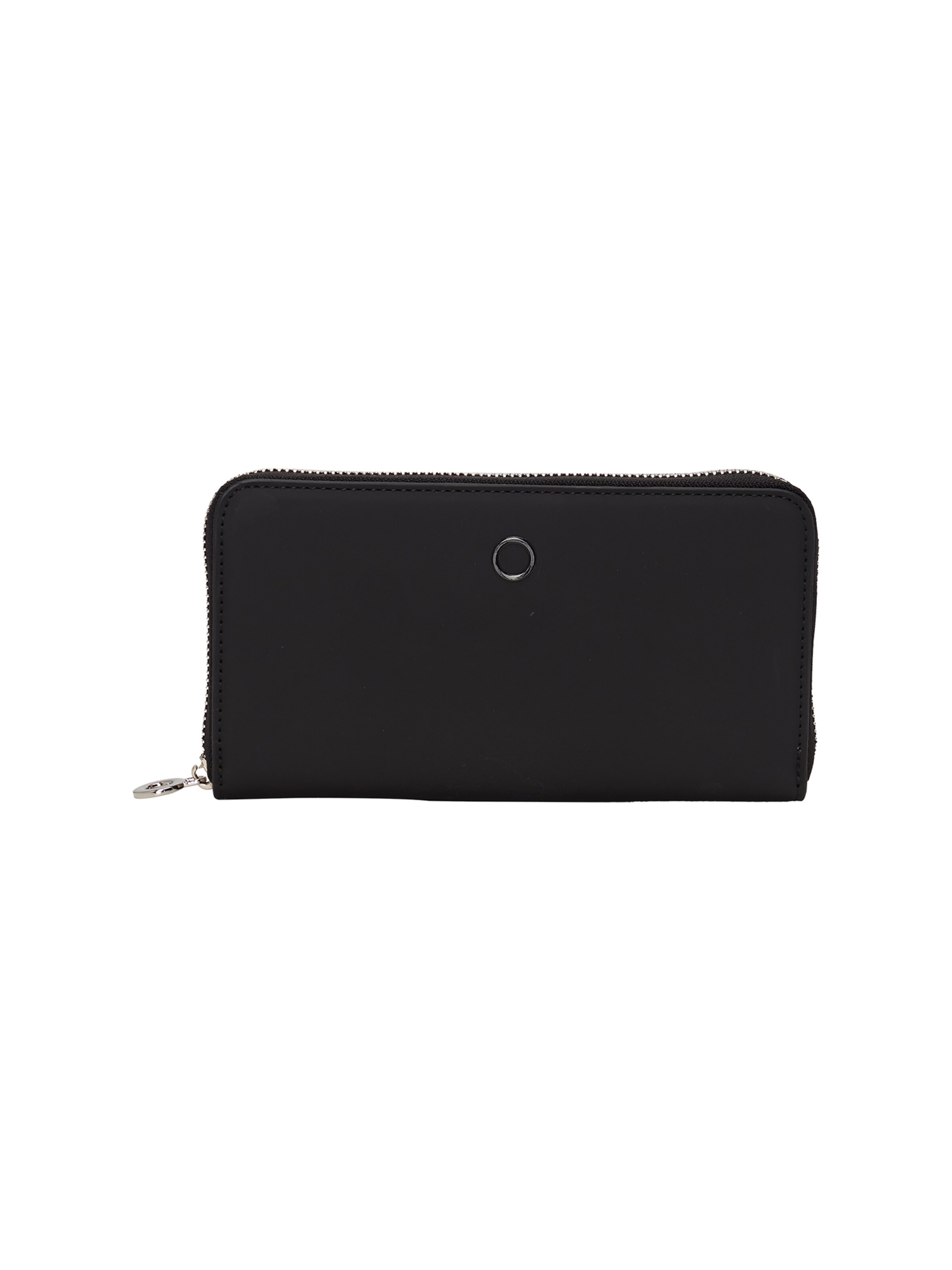 O bag Wallet in Black: front
