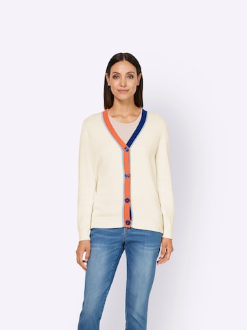 Cardigan heine en beige : devant