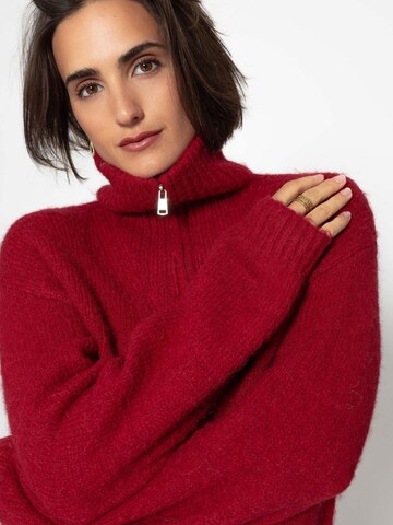 SASSYCLASSY Oversized Cardigan in Red