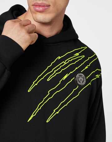 Plein Sport Sweatshirt 'Scratch' in Zwart