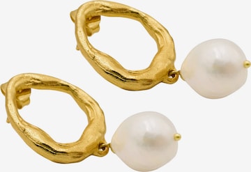 Haze&Glory Earrings 'La Pearl' in Gold