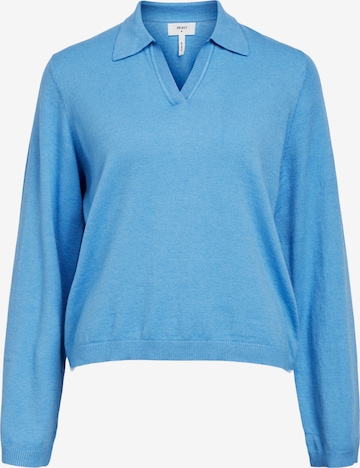 OBJECT Sweter 'Thess' w kolorze niebieski: przód