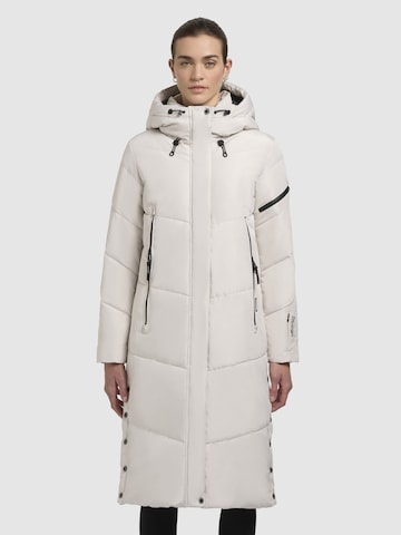 khujo Winter Coat ' SONJE6 ' in White: front