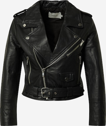 DeadwoodPrijelazna jakna 'Joan' - crna boja: prednji dio