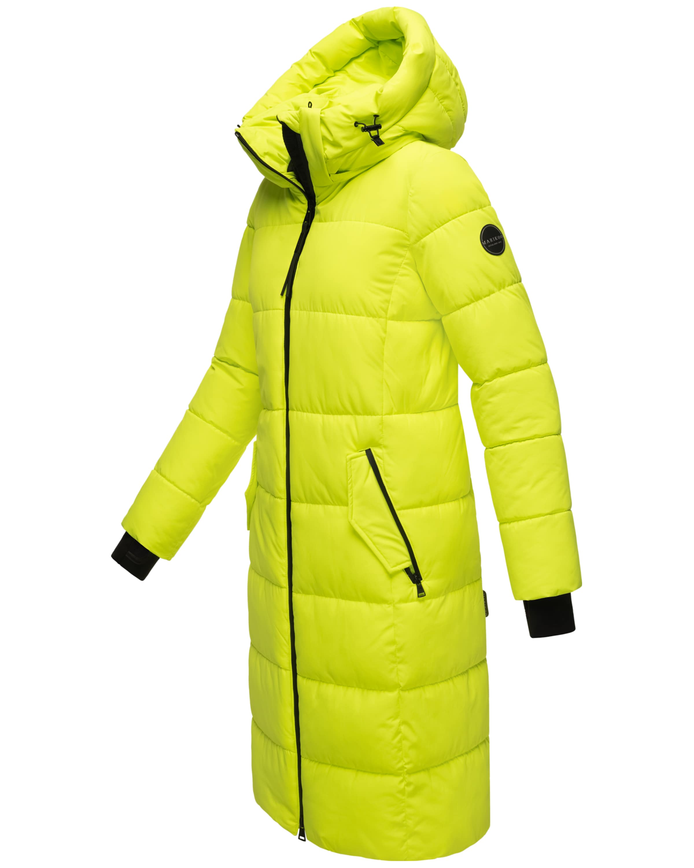 MARIKOO Zimski plašč 'Zuraraa XVI' | zelena barva