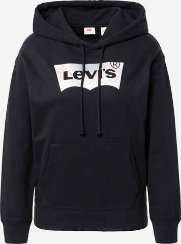 LEVI'S ® Tréning póló 'Graphic Standard Hoodie' - fekete: elől